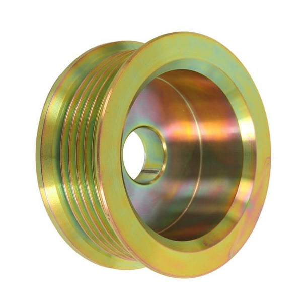 Powermaster Performance 186 Yellow Zinc 65mm OD Pulley 6 Groove Powermaster Performance 186 Yellow Zinc 65mm OD Pulley 6 Groove